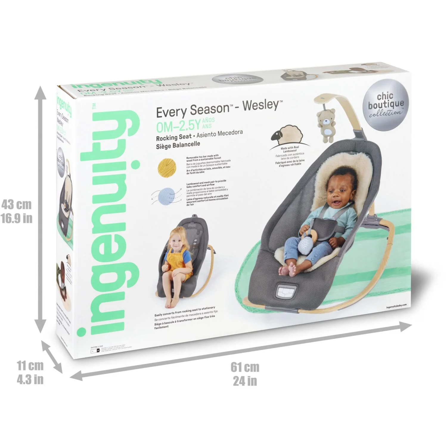 Ingenuity Every Season™ Rocking Seat - Wesley™ - Image 9