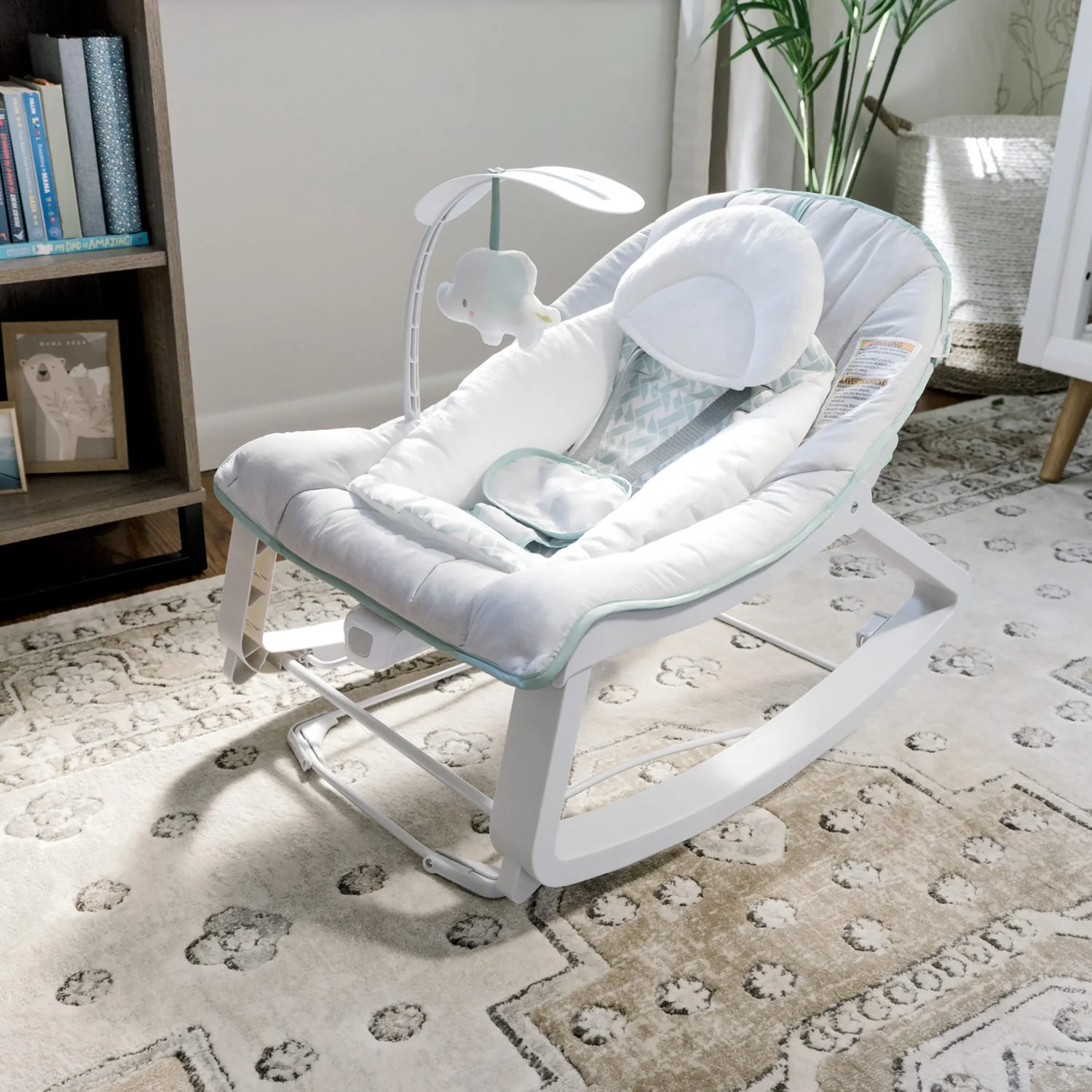 Ingenuity Grey Keep Cozy™ Grow With Me Rocking Seat - Weaver™ Baby Bouncer - Image 5
