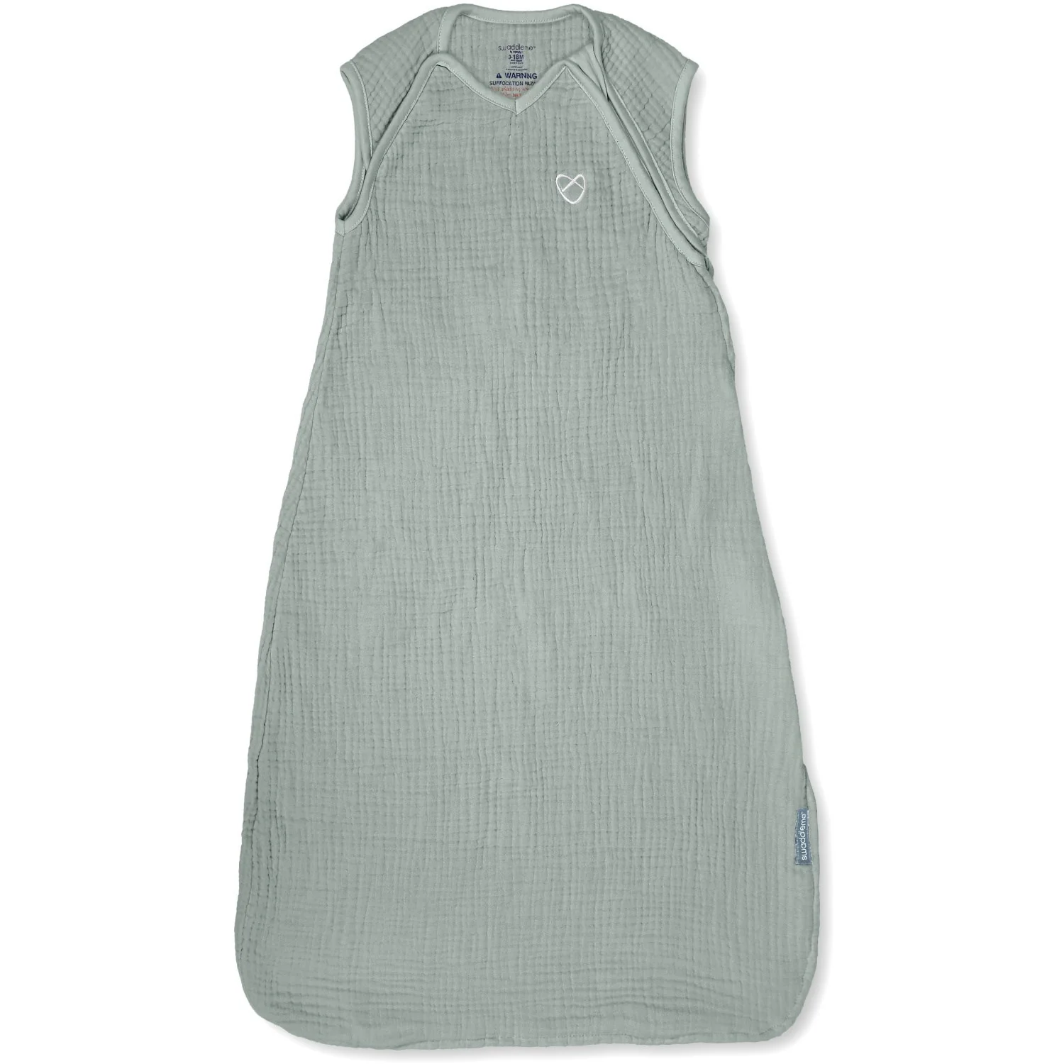 Ingenuity SwaddleMe™ Muslin Night Sack Sleeper - Moss