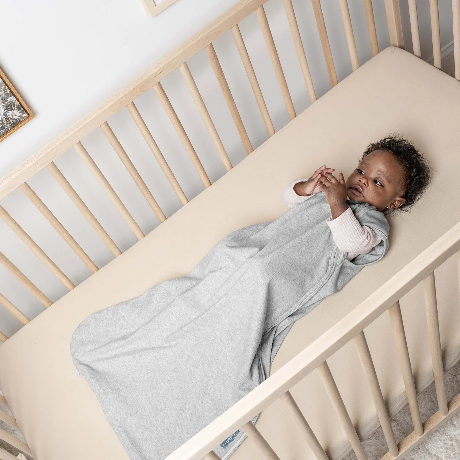 Ingenuity SwaddleMe™ Night Sack Sleeper - Heather Grey - Image 3