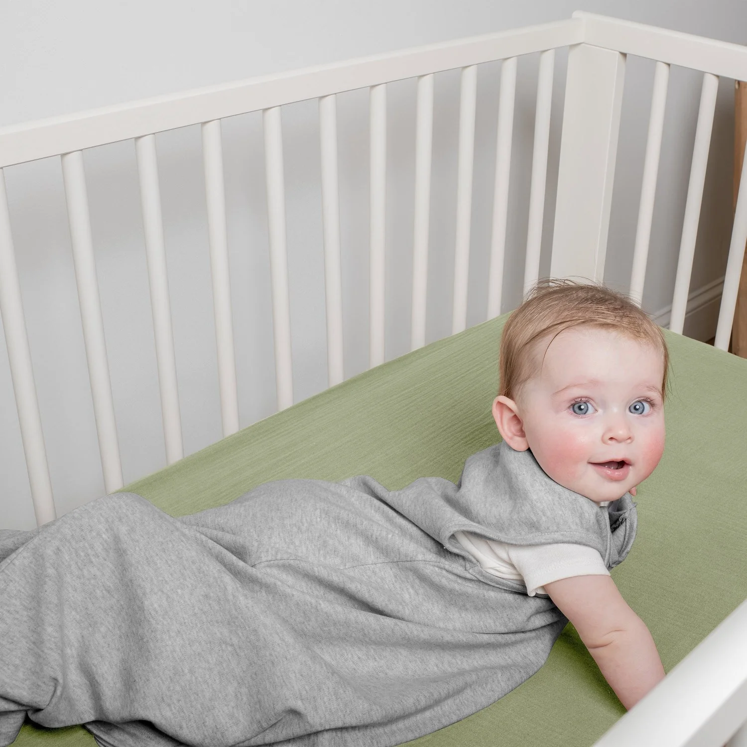 Ingenuity SwaddleMe™ Night Sack Sleeper - Heather Grey - Image 4