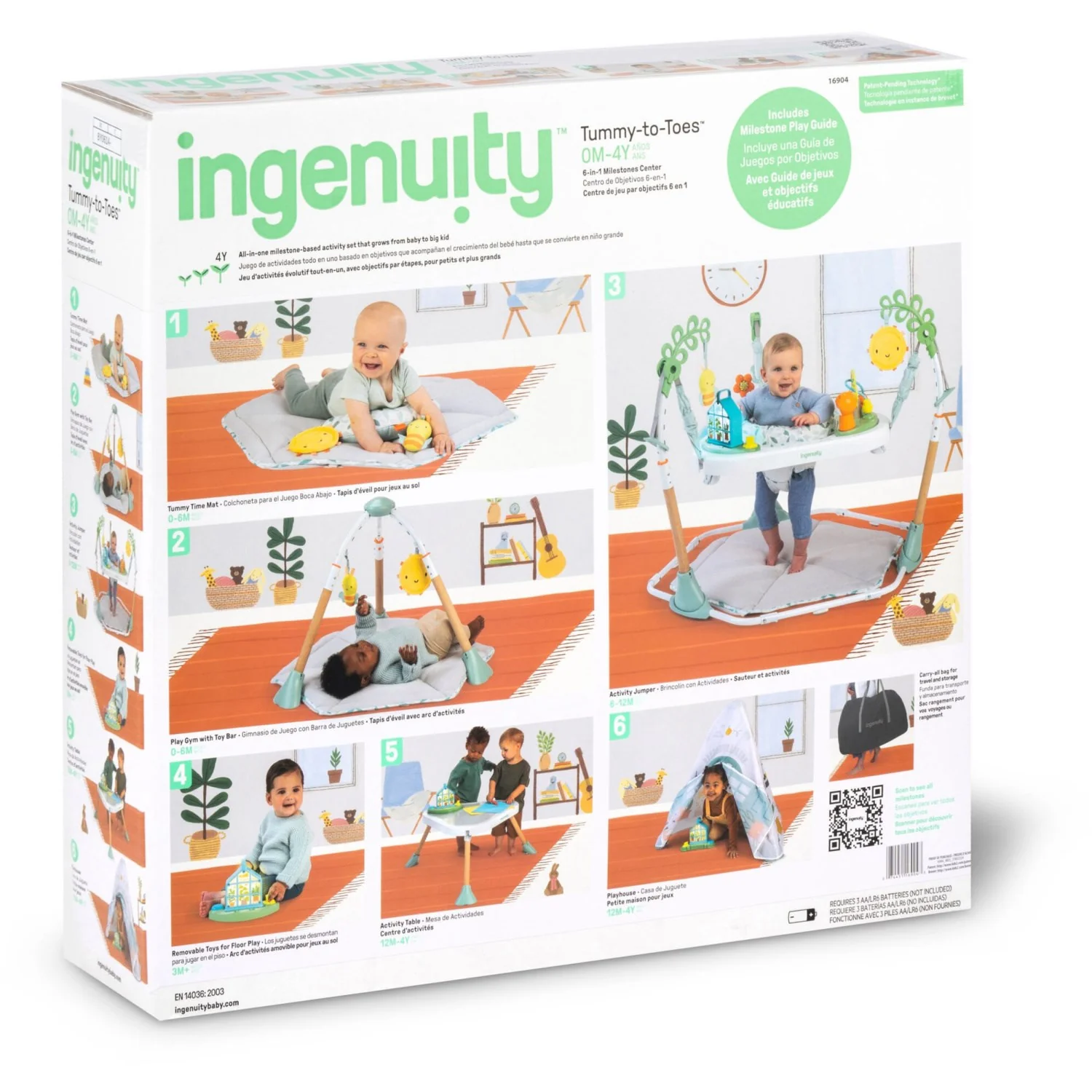 Ingenuity Tummy To Toes™ 6-In-1 Milestones Center - Image 13