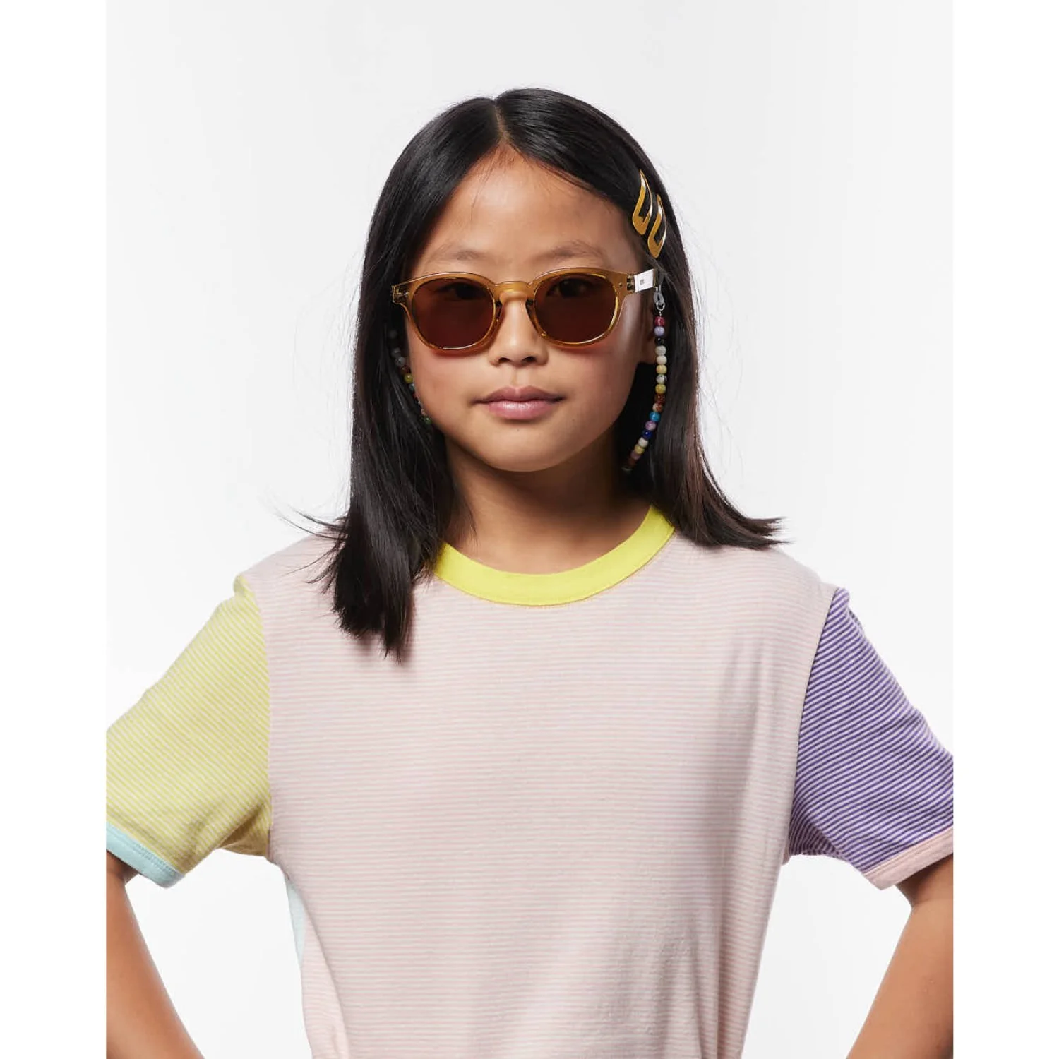 Izipizi JUNIOR 7/11 C Golden Green Sunglasses - Image 3