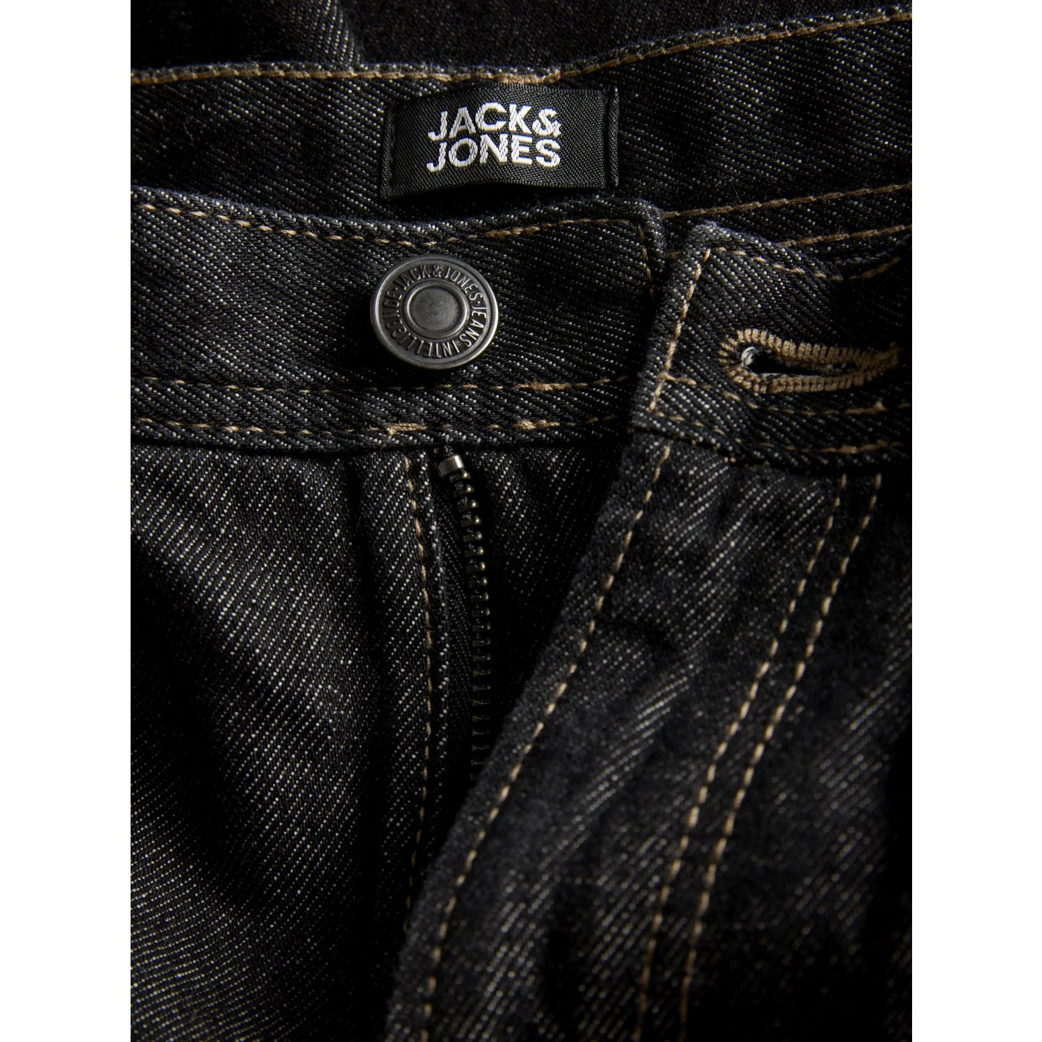 Jack & Jones Junior Black Denim Jjialex Jjoriginal Akm 368 Sn Jnr - Image 2
