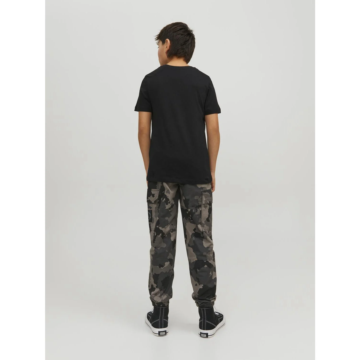 Jack & Jones Junior Black Jjeorganic Basic Tee Ss O-Neck Noos Jnr - Image 5