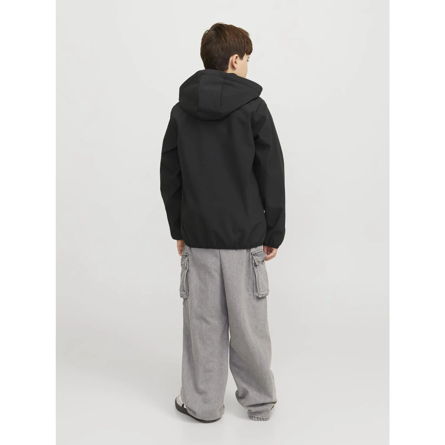 Jack & Jones Junior Black Jjetheo Softshell Jacket Noos Jnr - Image 5