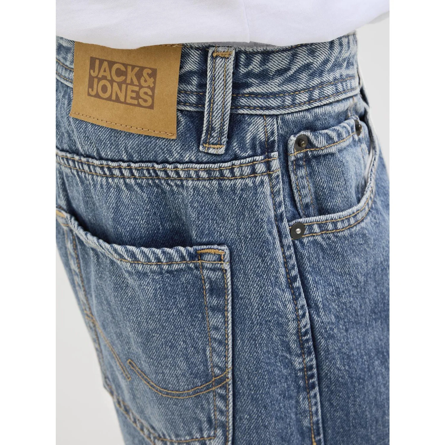 Jack & Jones Junior Blue Denim Jjialex Jjoriginal Akm 061 Noos Jnr - Image 6
