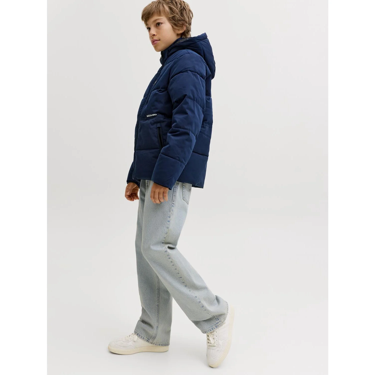 Jack & Jones Junior Blue Denim Jjialex Jjoriginal Sq 205 Sn Jnr - Image 2