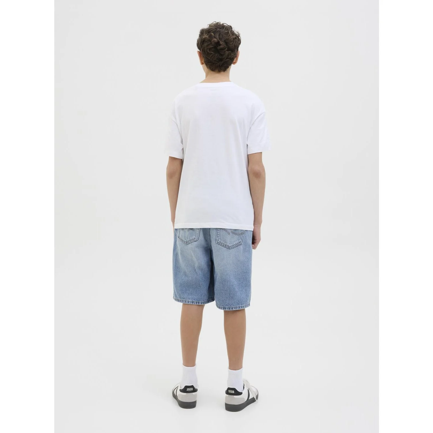 Jack & Jones Junior Blue Denim Jjitony Jjoriginal Shorts Akm 920 Sn Jnr - Image 4