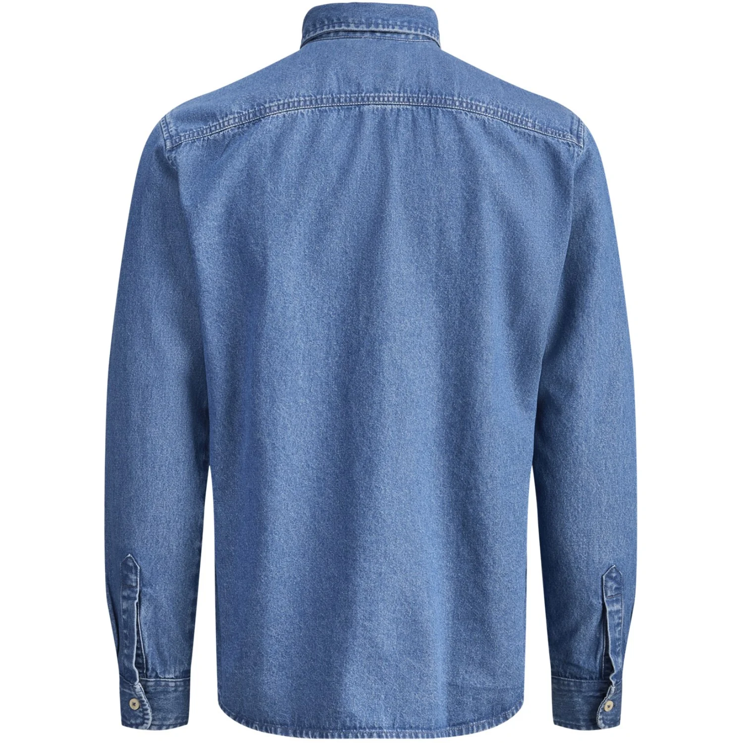 Jack & Jones Junior Blue Denim Mid Blue Jjestanley Jjshirt At 021 Noos Jnr - Image 2