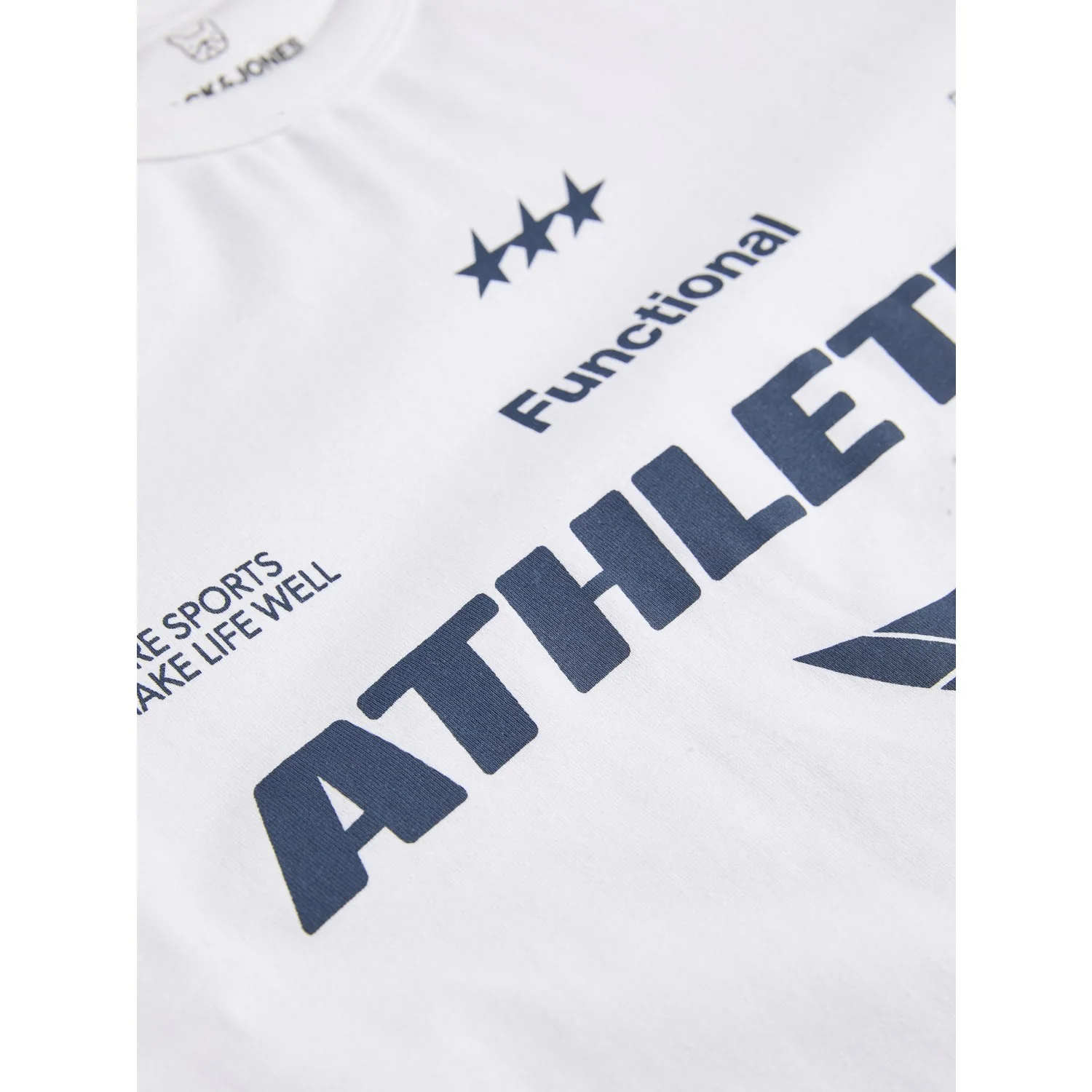 Jack & Jones Junior Bright White Jcosignal Graphic Tee Ss Crew Neck Jnr - Image 2