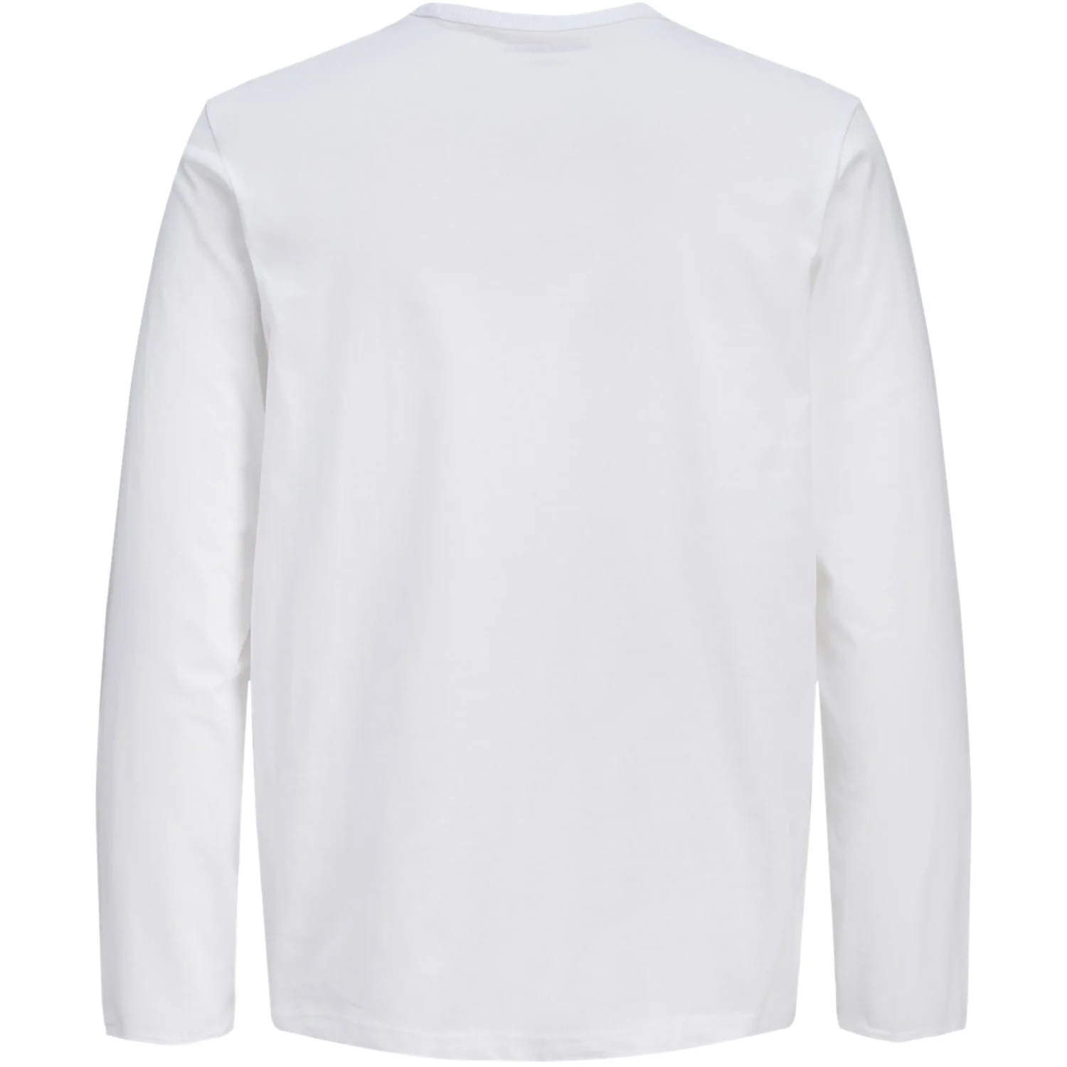 Jack & Jones Junior Bright White Jjcollege Logo Tee Ls Crew Neck Jnr - Image 2