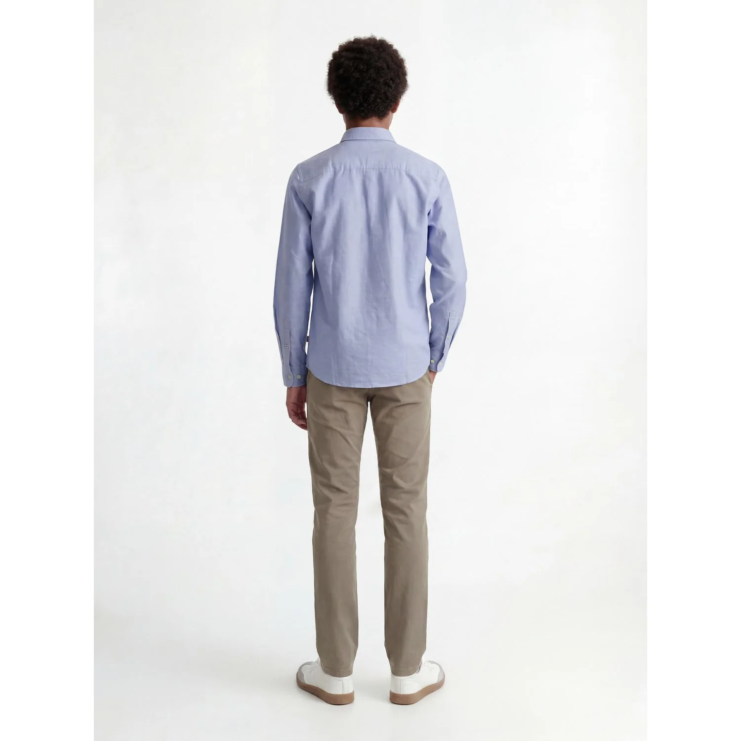 Jack & Jones Junior Cashmere Blue Jjeoxford Shirt L/S Noos Jnr - Image 8