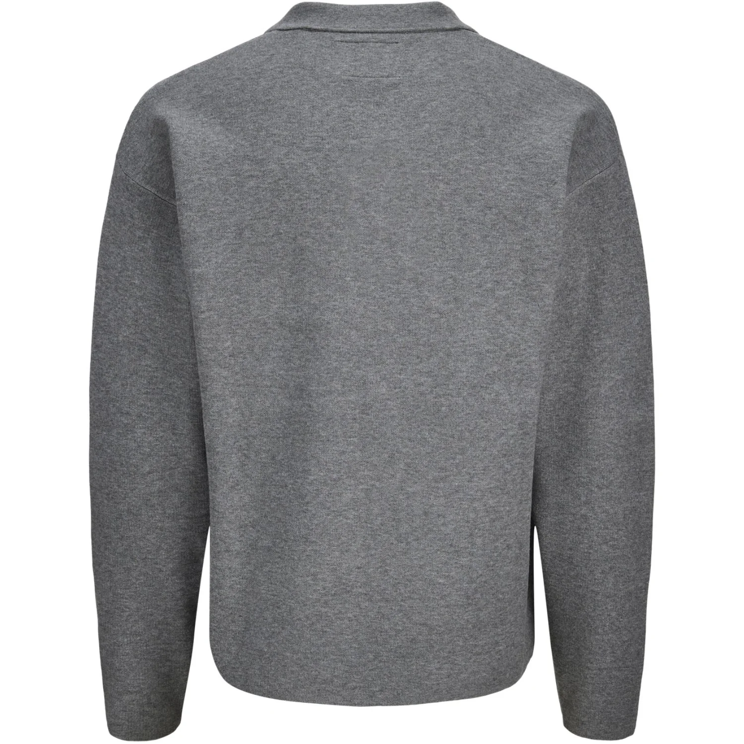 Jack & Jones Junior Medium Grey Melange Jprblabradfort Knit Polo Ln Jnr - Image 2