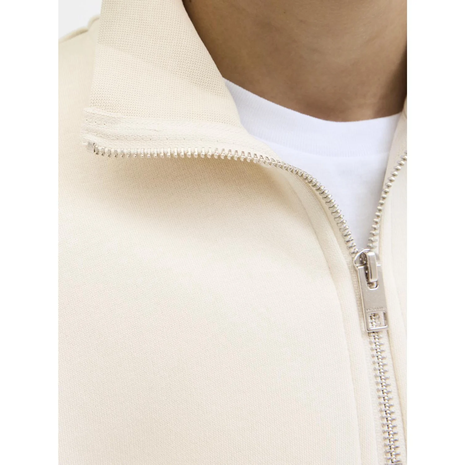 Jack & Jones Junior Moonbeam Jjesoho Sweat Quarter Zip Hn Noos Jnr - Image 4