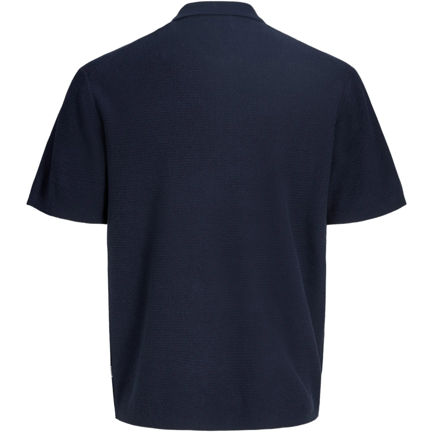 Jack & Jones Junior Navy Blazer Jjmax Knit Zip Polo Ss Jnr - Image 2