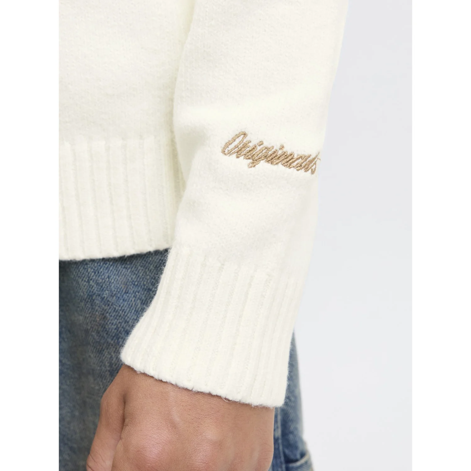 Jack & Jones Junior Sea Salt Jornorrebro Knit Crew Neck Ln Jnr - Image 5