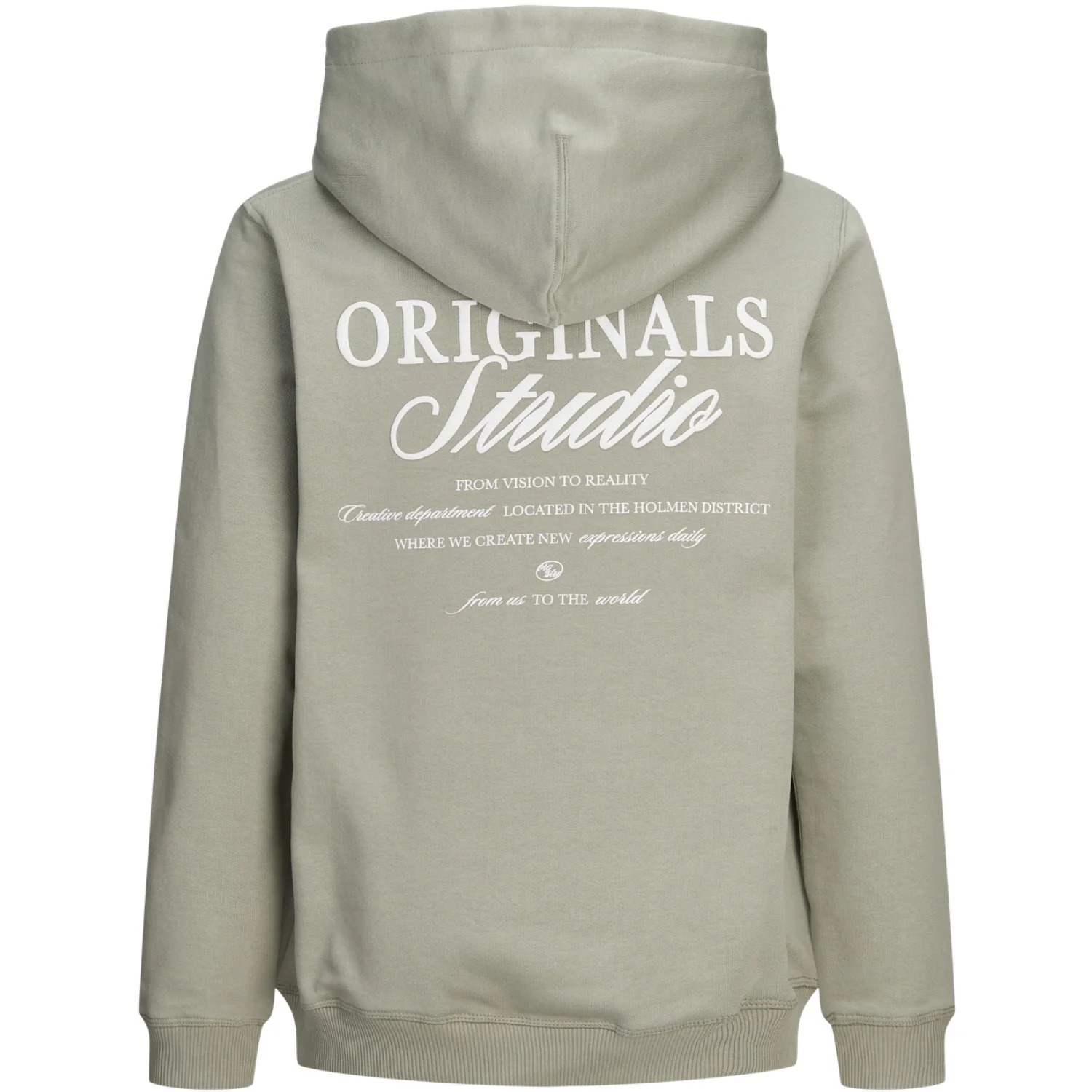 Jack & Jones Junior Seagrass Jornorrebro Typo Back Sweat Hood Sn Jnr - Image 3