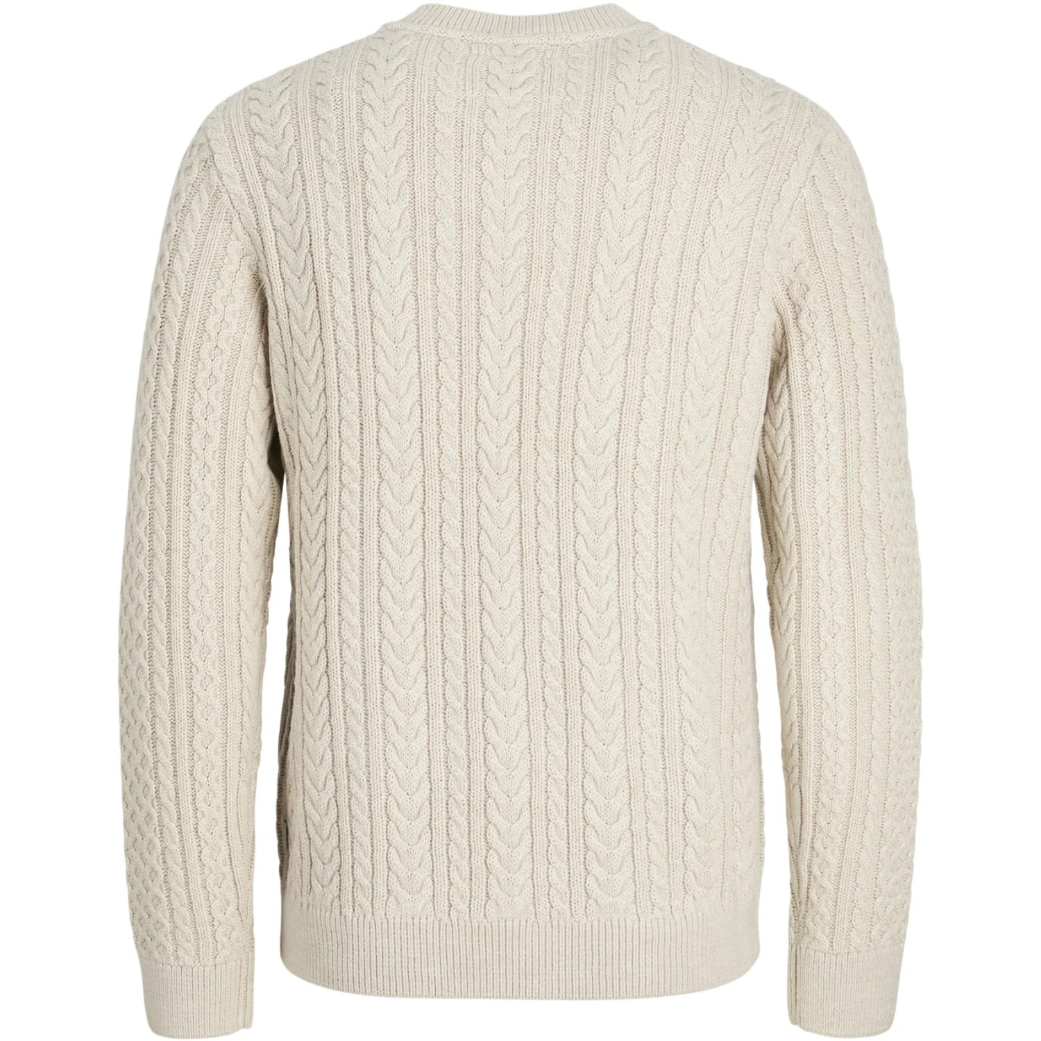 Jack & Jones Junior Silver Lining Melange Jprblusean Knit Cable Crew Neck Jnr - Image 2