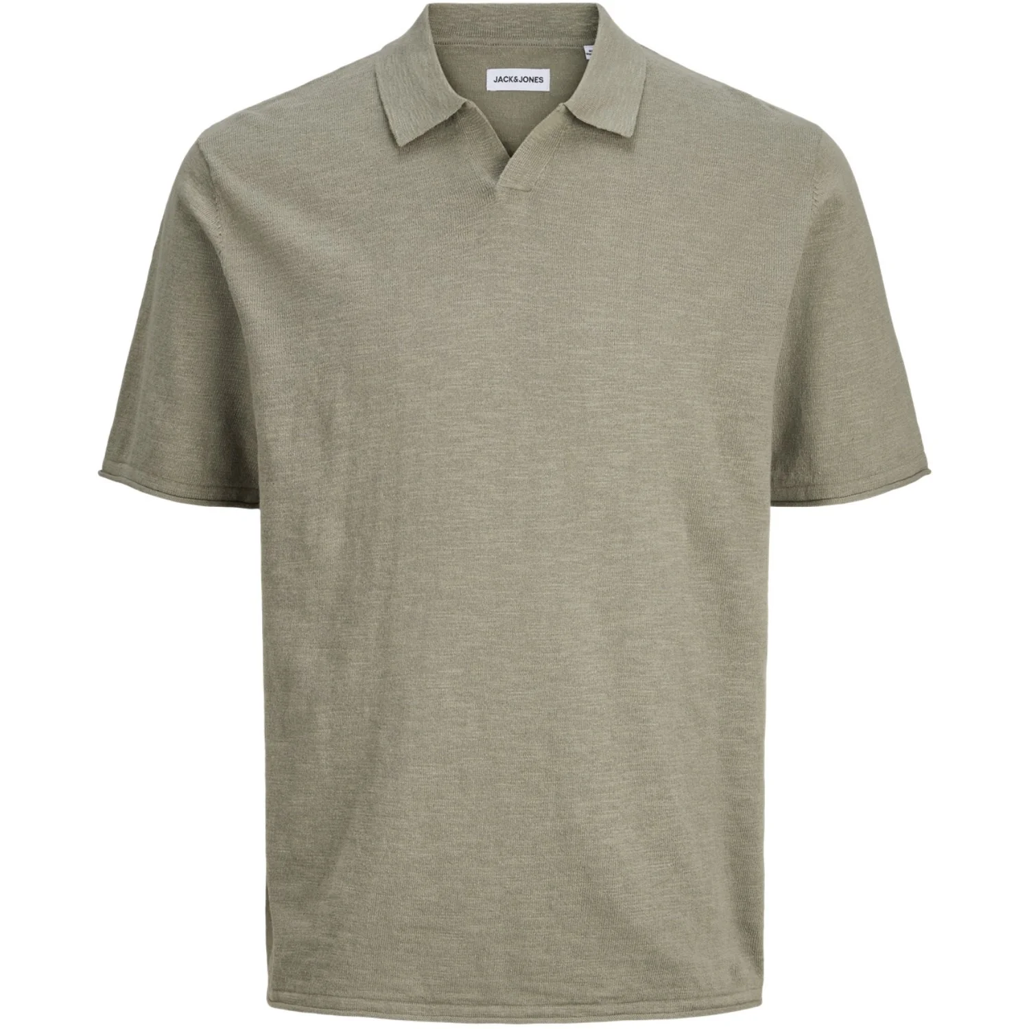 Jack & Jones Junior Vetiver Jjkane Knit Split Neck Polo Jnr