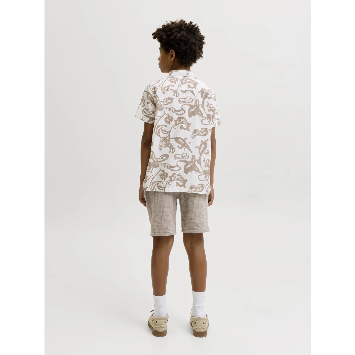 Jack & Jones Junior Vintage Khaki Jpstjaiden Patras Jogger Short Srt Jnr - Image 3