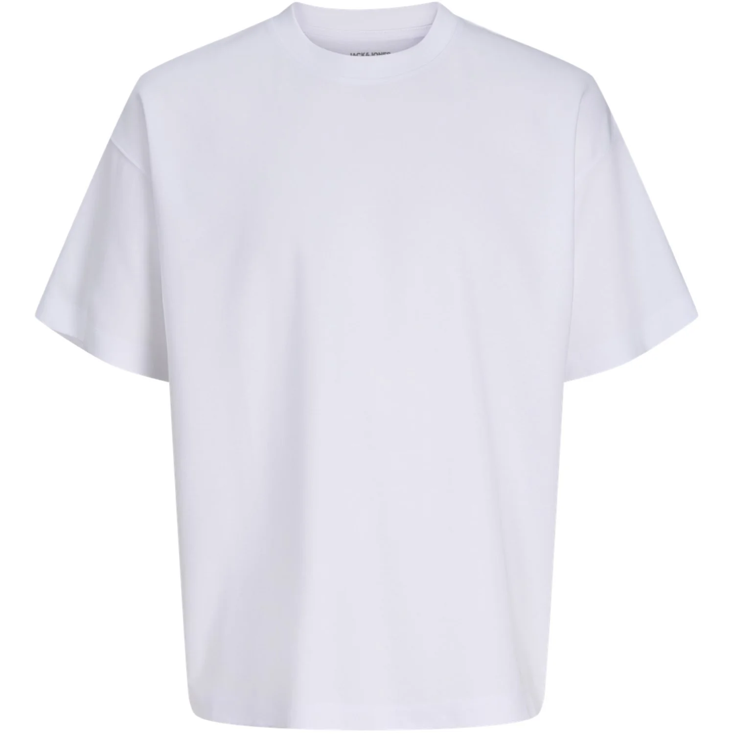 Jack & Jones Junior White Jjebarron Tee Ss O-Neck Noos Jnr