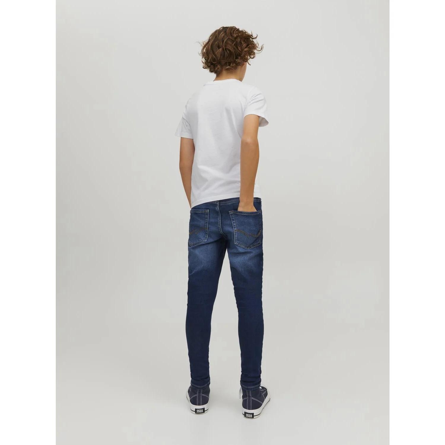 Jack & Jones Junior White Jjeorganic Basic Tee Ss O-Neck Noos Jnr - Image 5