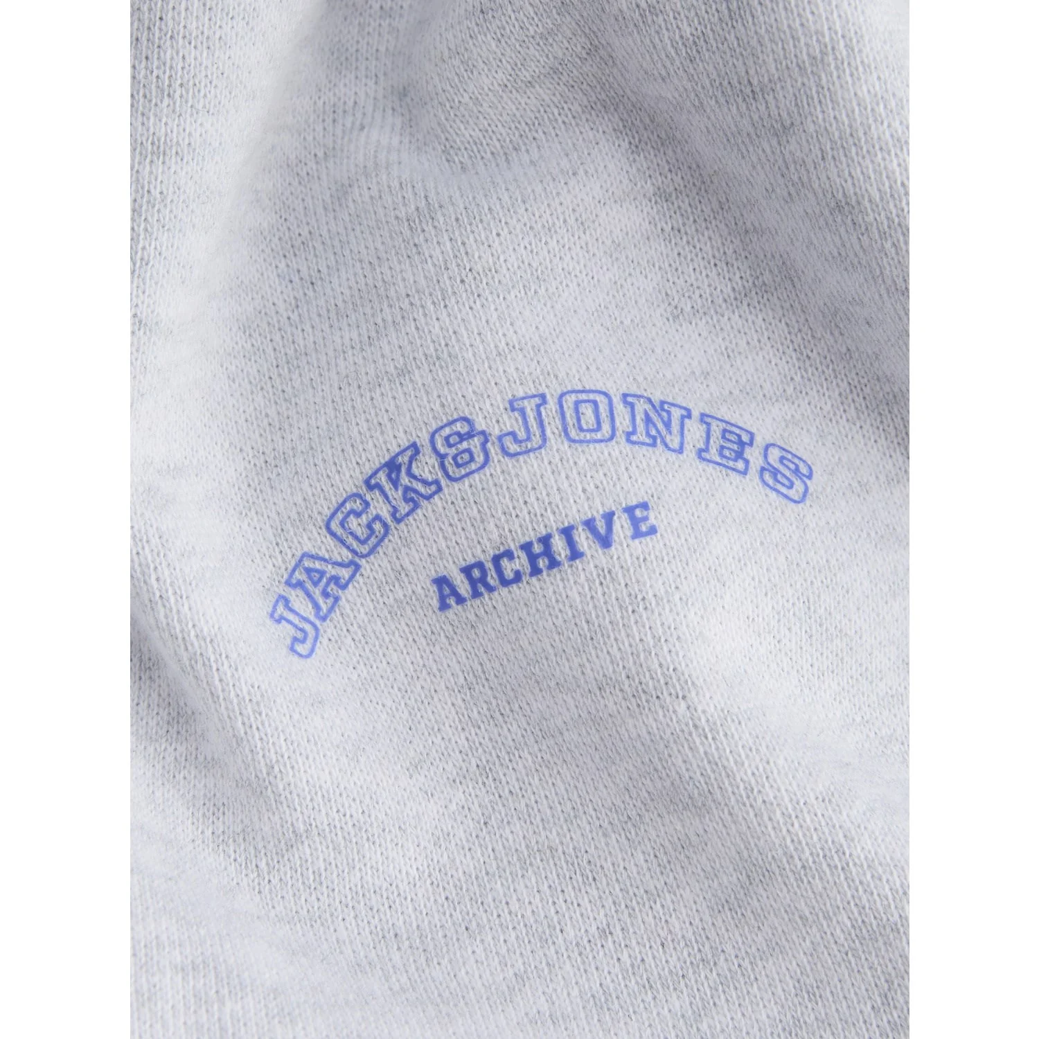 Jack & Jones Junior White Melange Jjcollege Logo Sweat Hood Jnr - Image 2