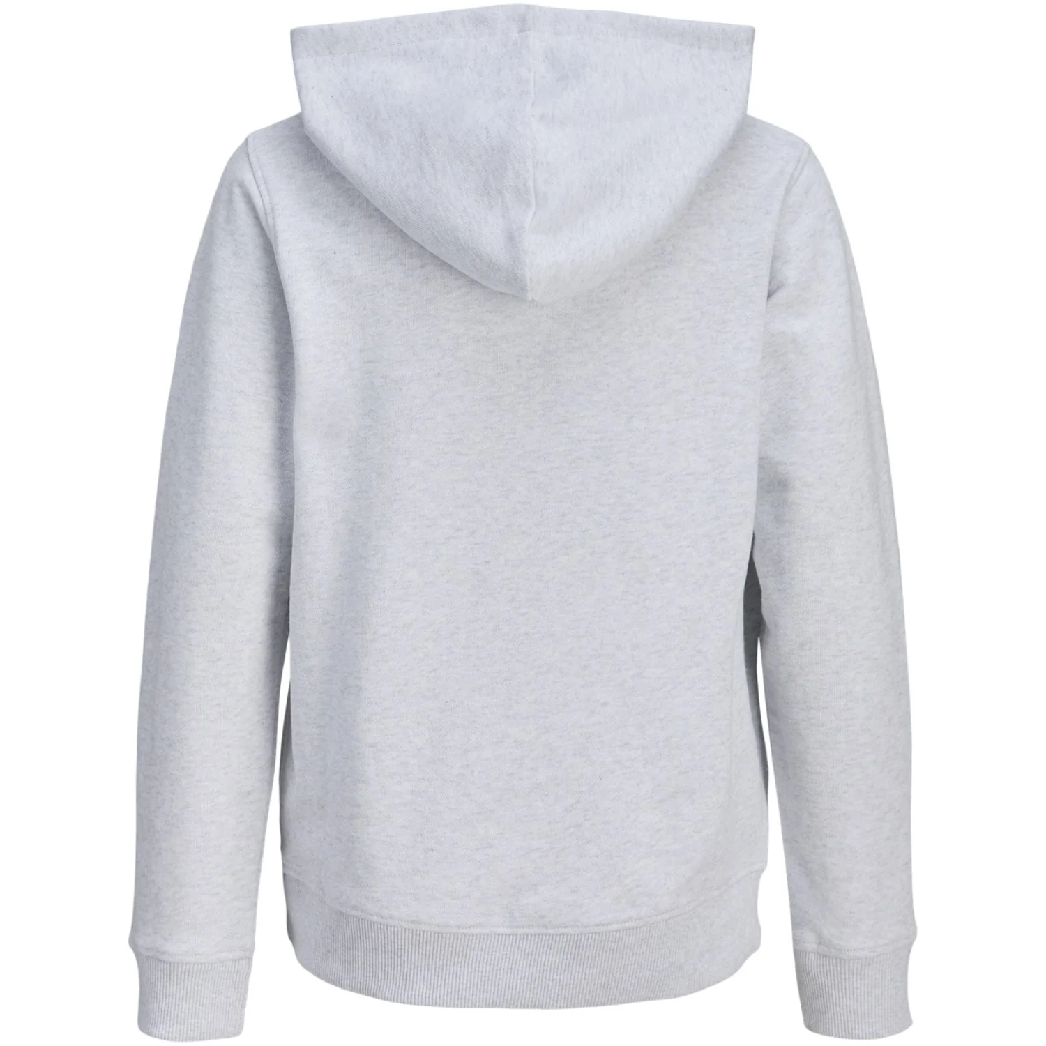 Jack & Jones Junior White Melange Jjcollege Logo Sweat Hood Jnr - Image 3