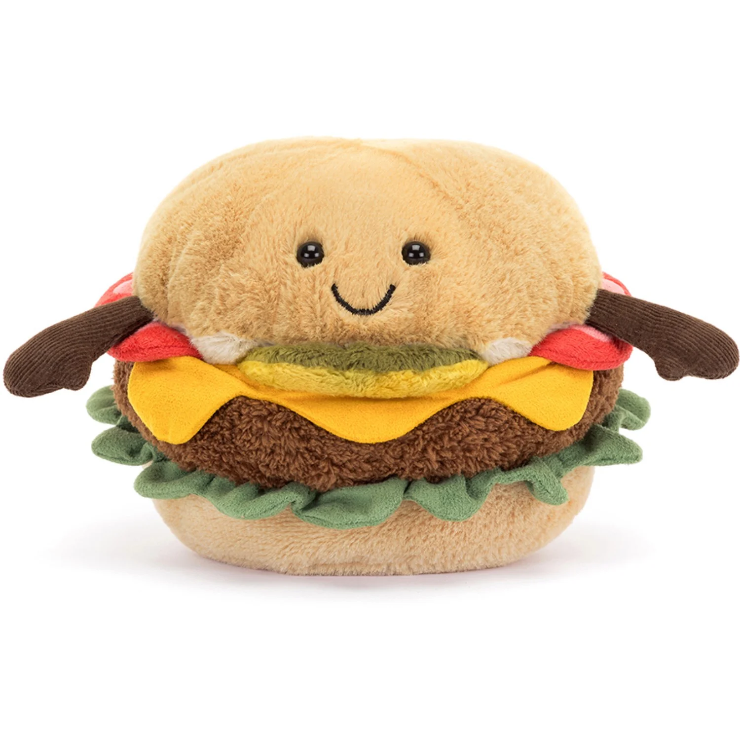Jellycat Fastfood, Amuseables Burger, 11 Cm - Image 2