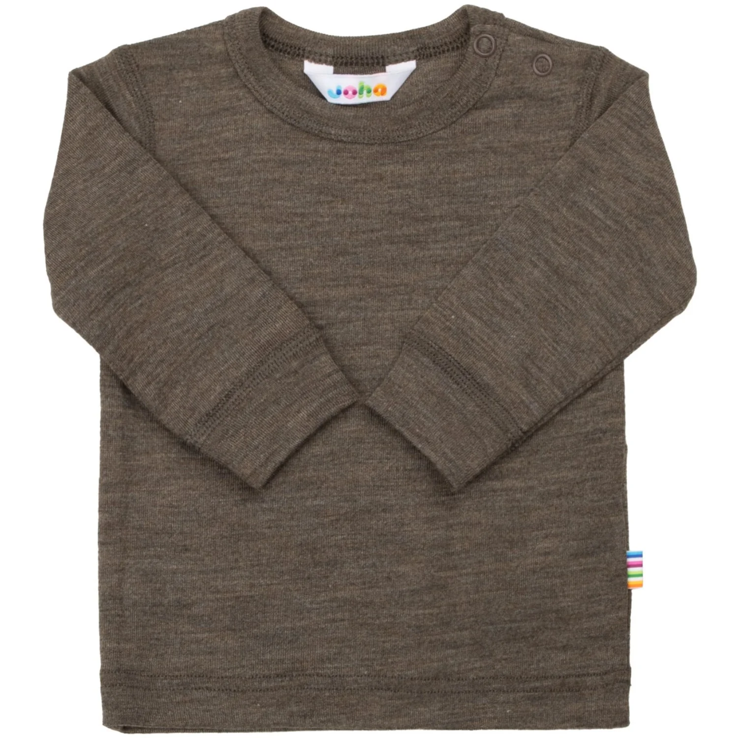 Joha Brown Melange Blouse M/Lange Sleeves - Image 4