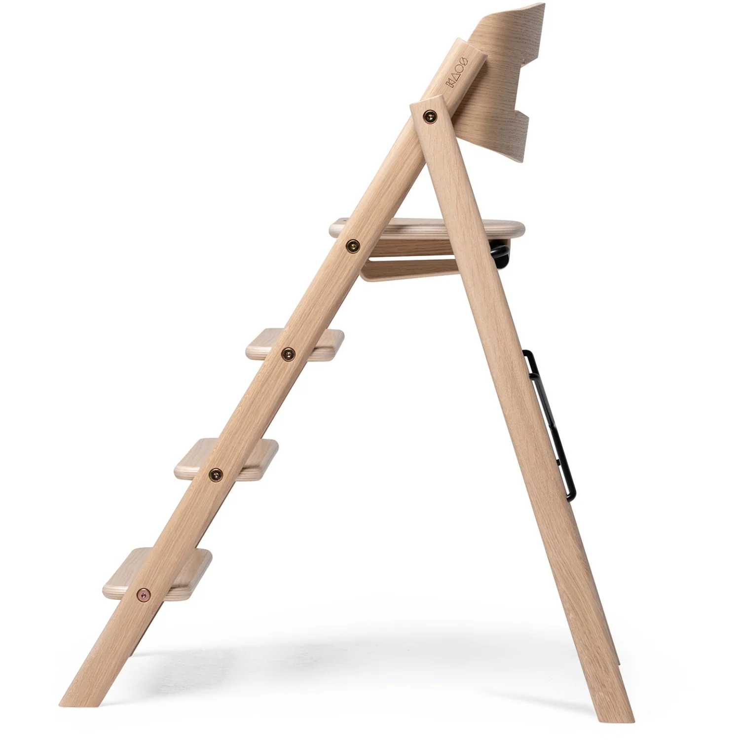 KAOS Natural Klapp High Chair Oak - Image 9