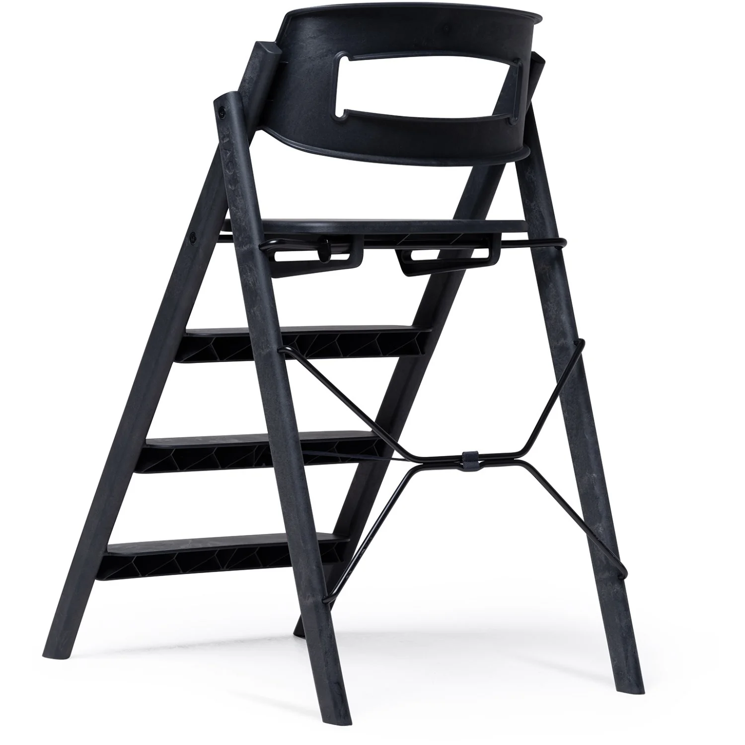 KAOS Charcoal Black Klapp High Chair Recycled - Image 6