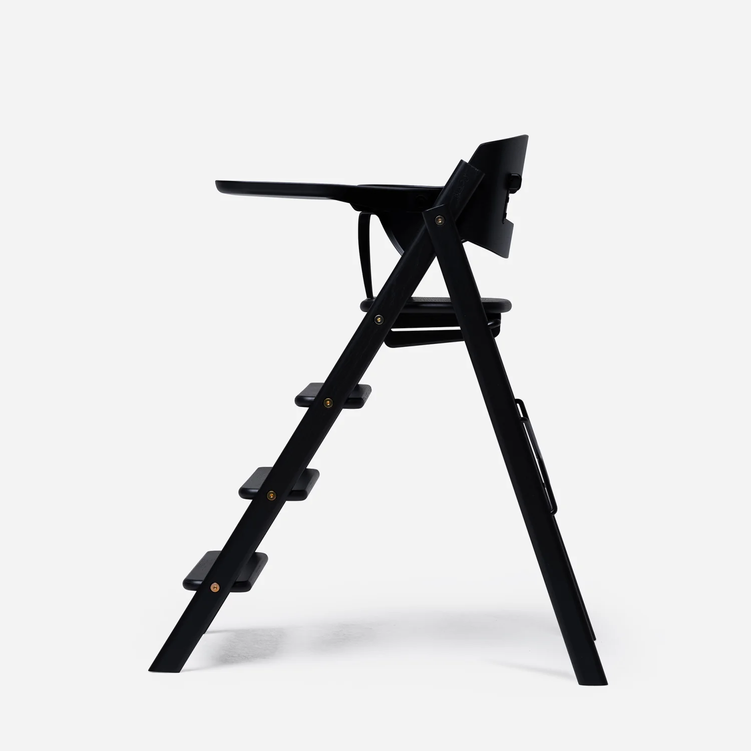 KAOS Charcoal Black Klapp High Chair Recycled With KLAPP® Safety Rail & Tray Bundle - Image 8