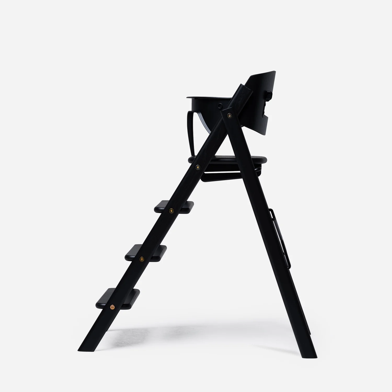 KAOS Charcoal Black Klapp High Chair Recycled With KLAPP® Safety Rail & Tray Bundle - Image 9