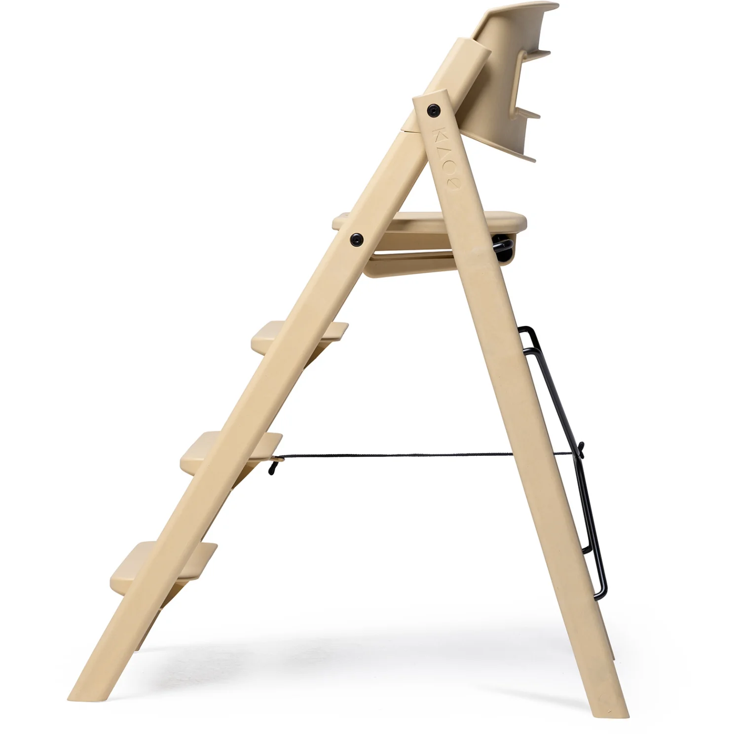 KAOS Desert Sand Klapp High Chair Recycled With KLAPP® Safety Rail & Tray Bundle - Image 17