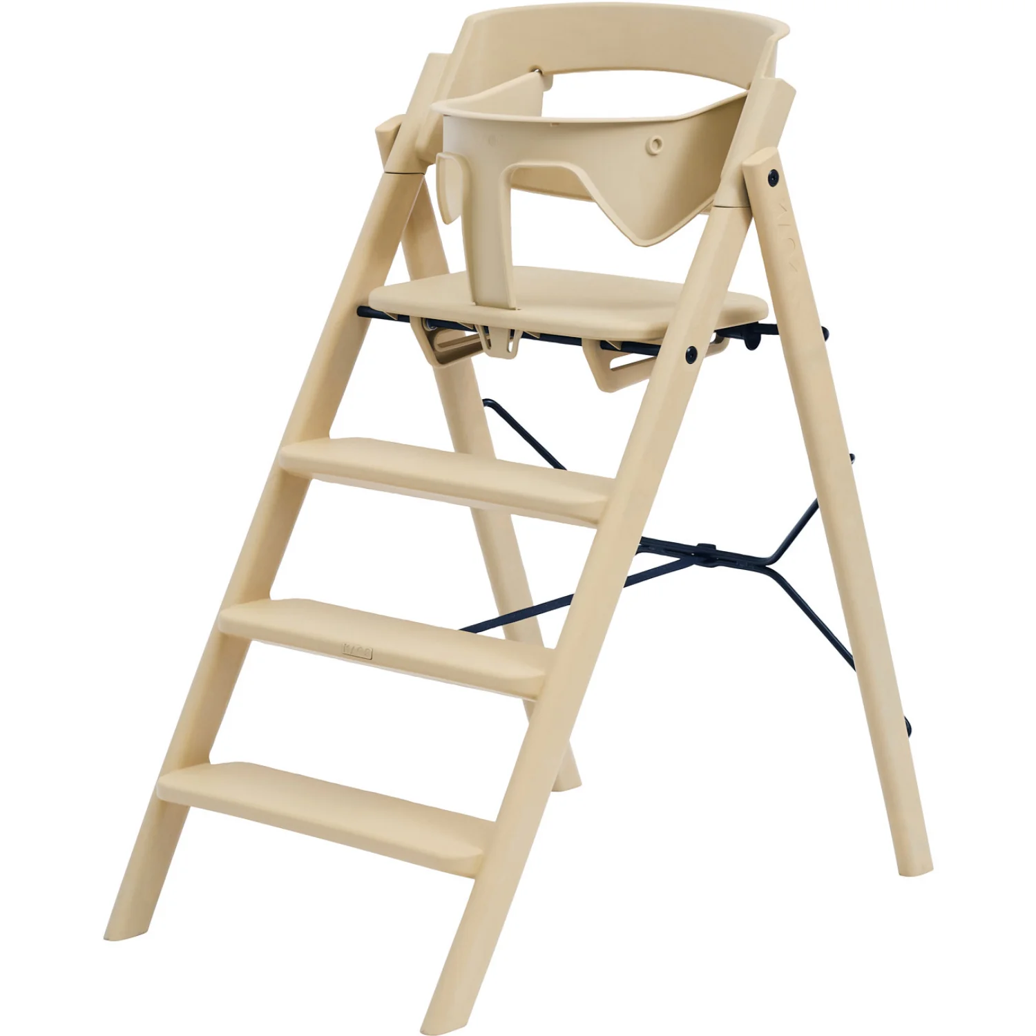 KAOS Desert Sand Klapp High Chair Recycled With KLAPP® Safety Rail & Tray Bundle - Image 9