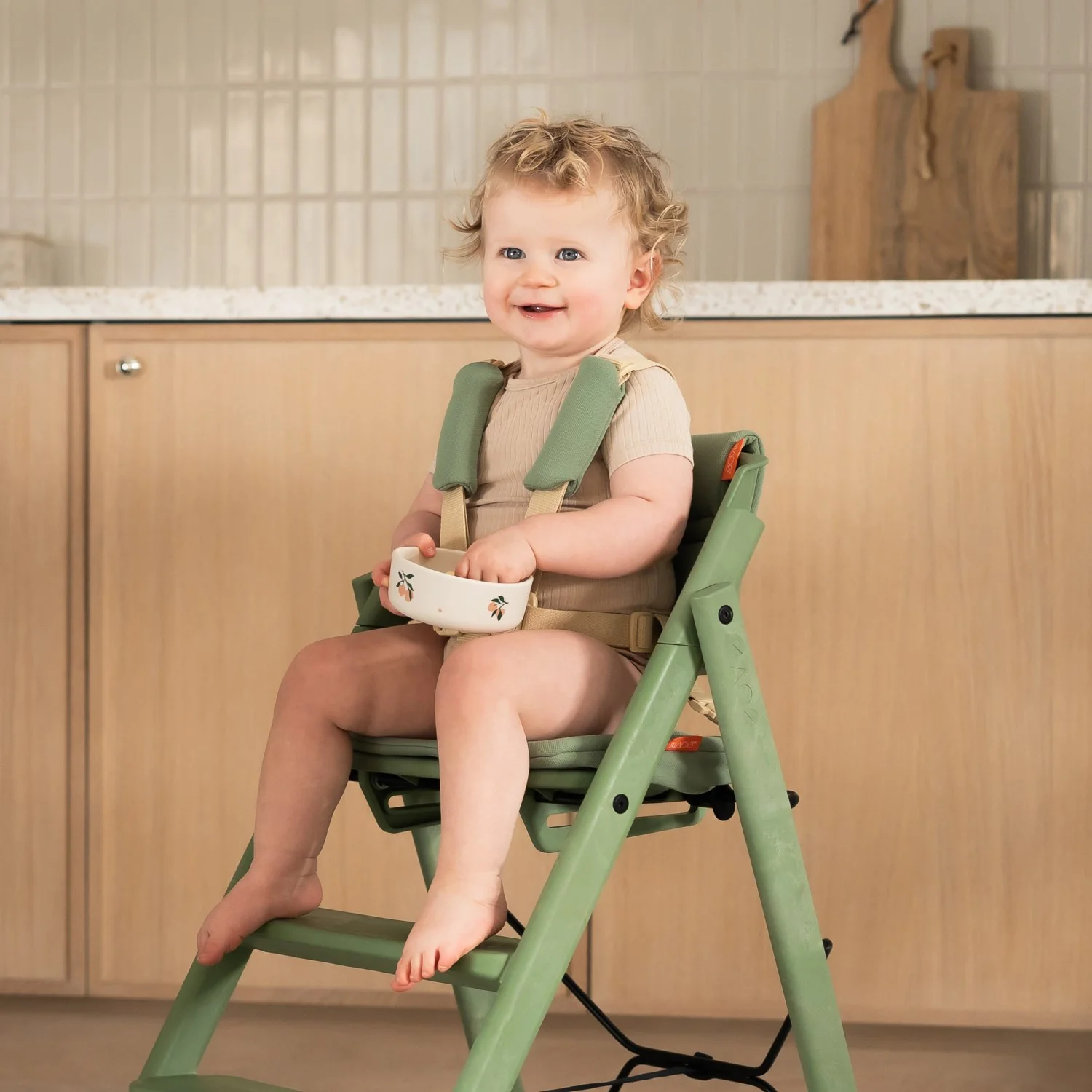 KAOS Mineral Green KLAPP® Jr. Harness & Cushion Set - Image 3