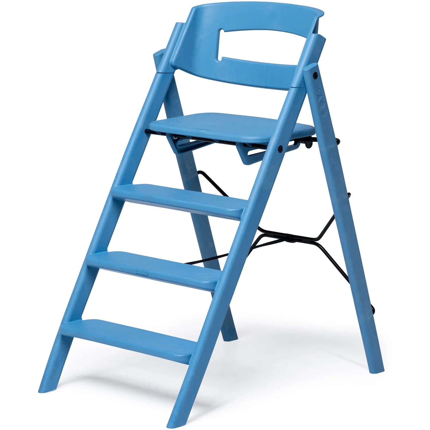 KAOS Swedish Blue Klapp High Chair Recycled With KLAPP® Safety Rail & Tray Bundle - Image 18