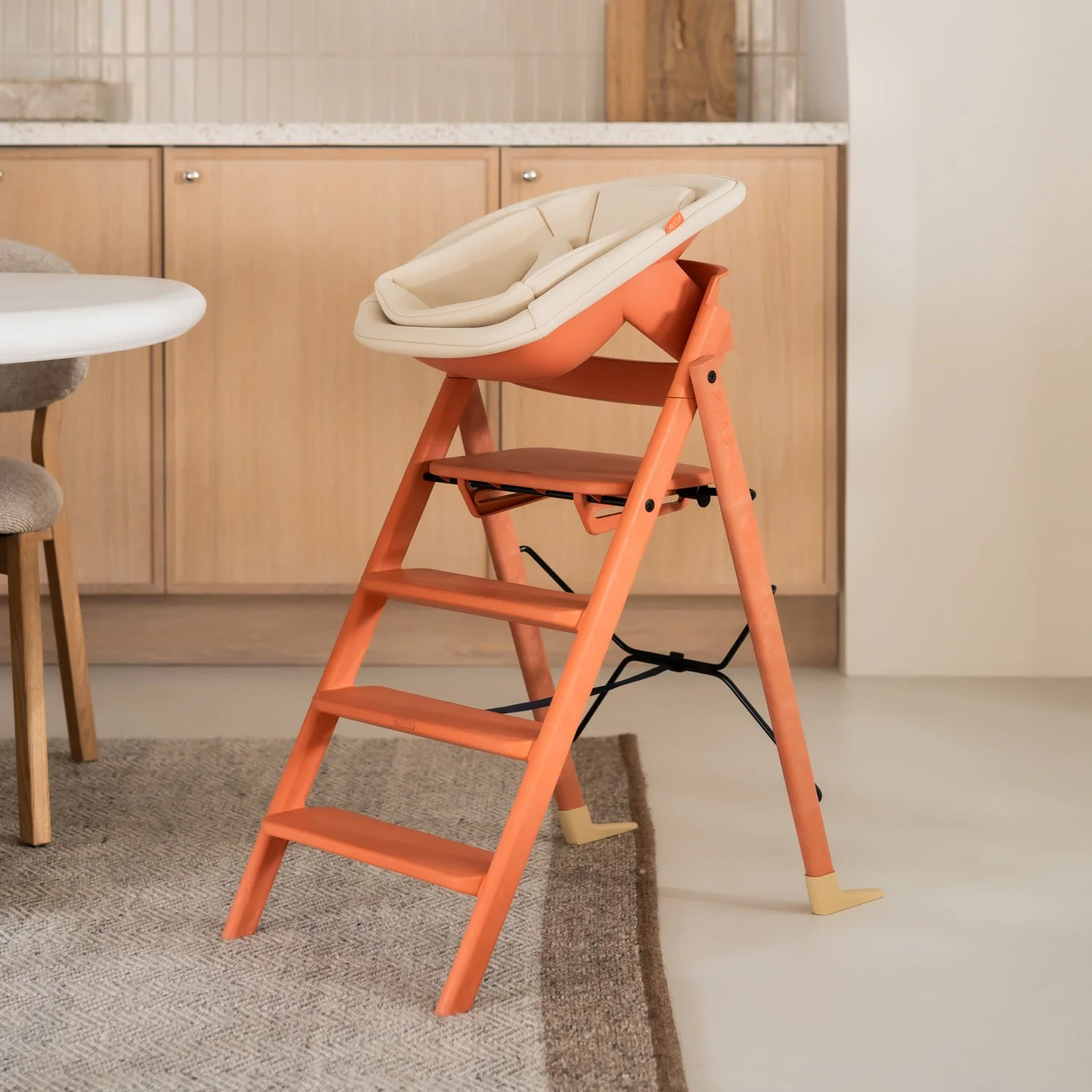 KAOS Terracotta Pink KLAPP® Newborn Seat - Image 3