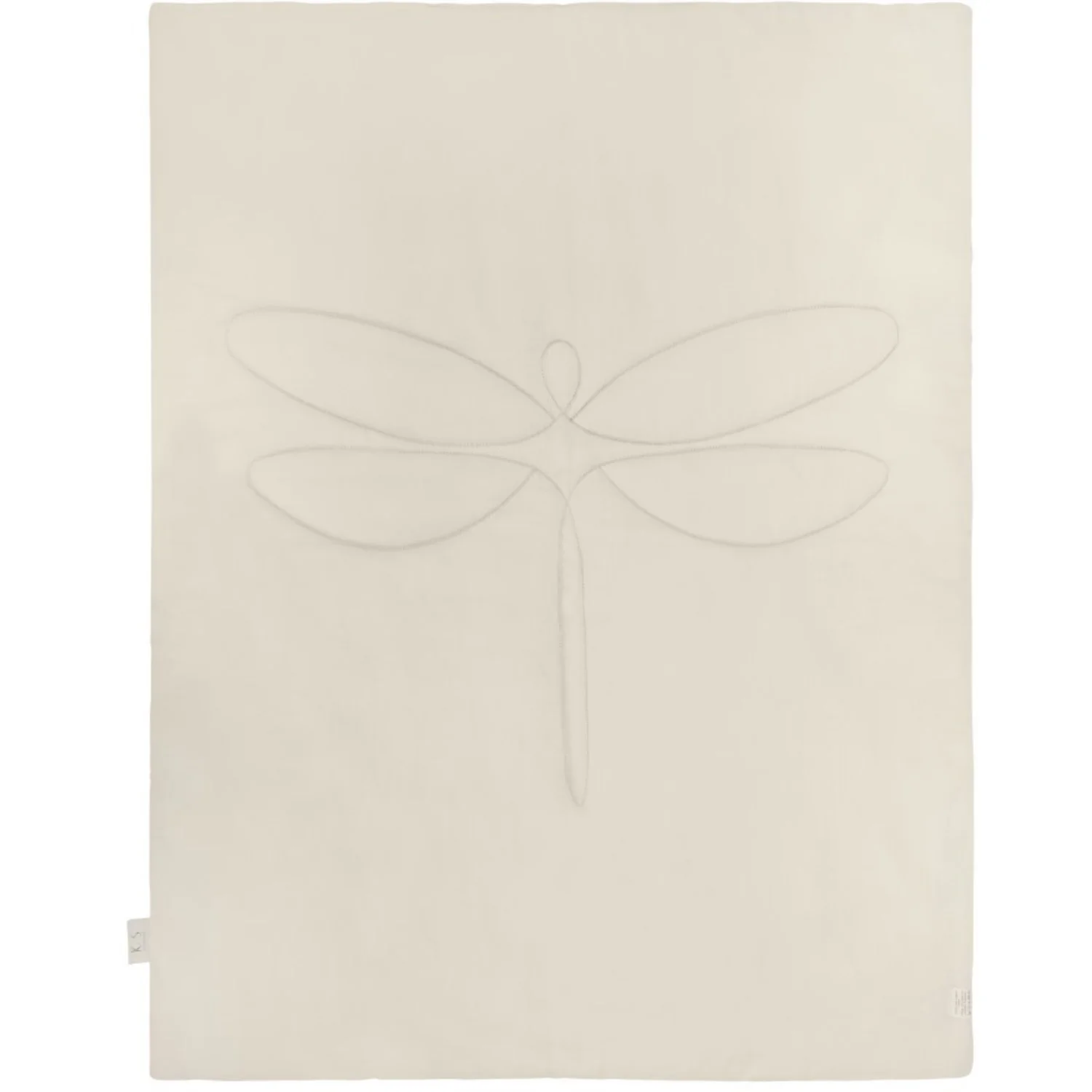 KAS Kopenhagen Beige Dragon Fly Blanket