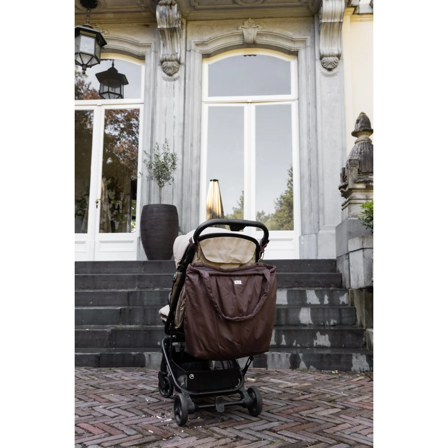 KAS Kopenhagen Brown Kas Multi Purpose Tote With Fold - Image 8