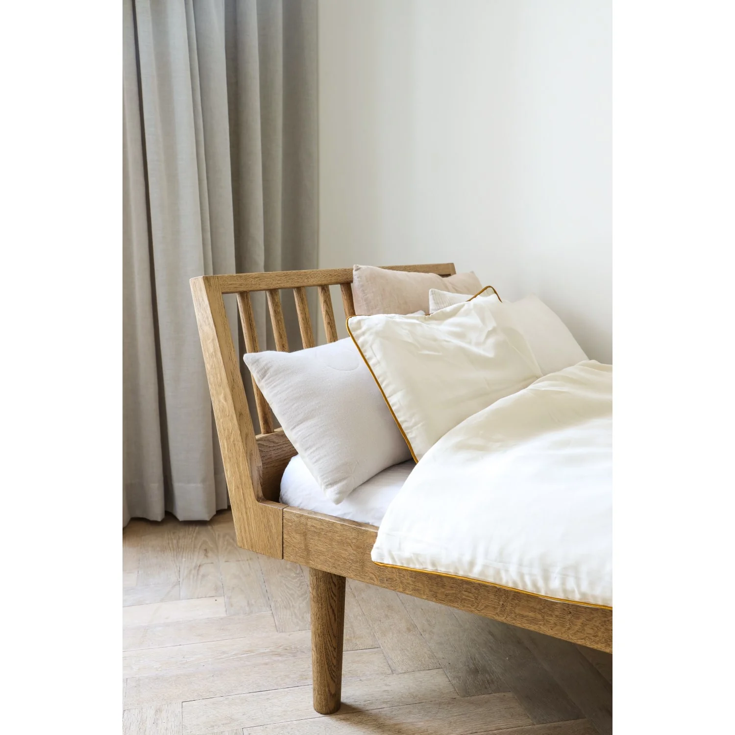KAS Kopenhagen Smoked Oak Eli Combi Bed - Image 4