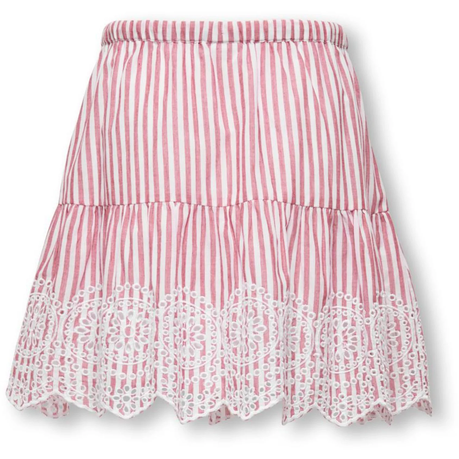 kids ONLY Barbados Cherry Cloud Dancer Kogbondi Life Emb Skirt Wvn - Image 4