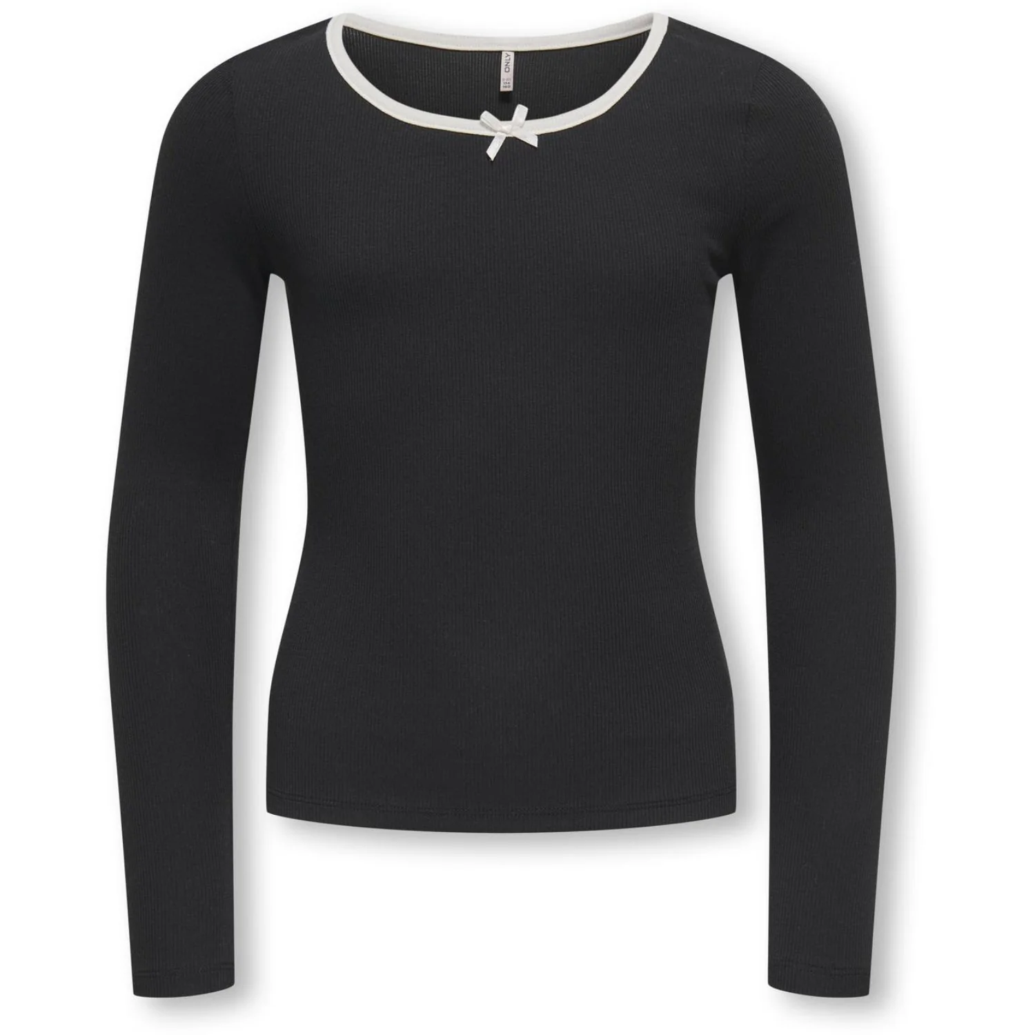 kids ONLY Black Cloud Dancer Bow Kogsofia L/S Bow Top Jrs