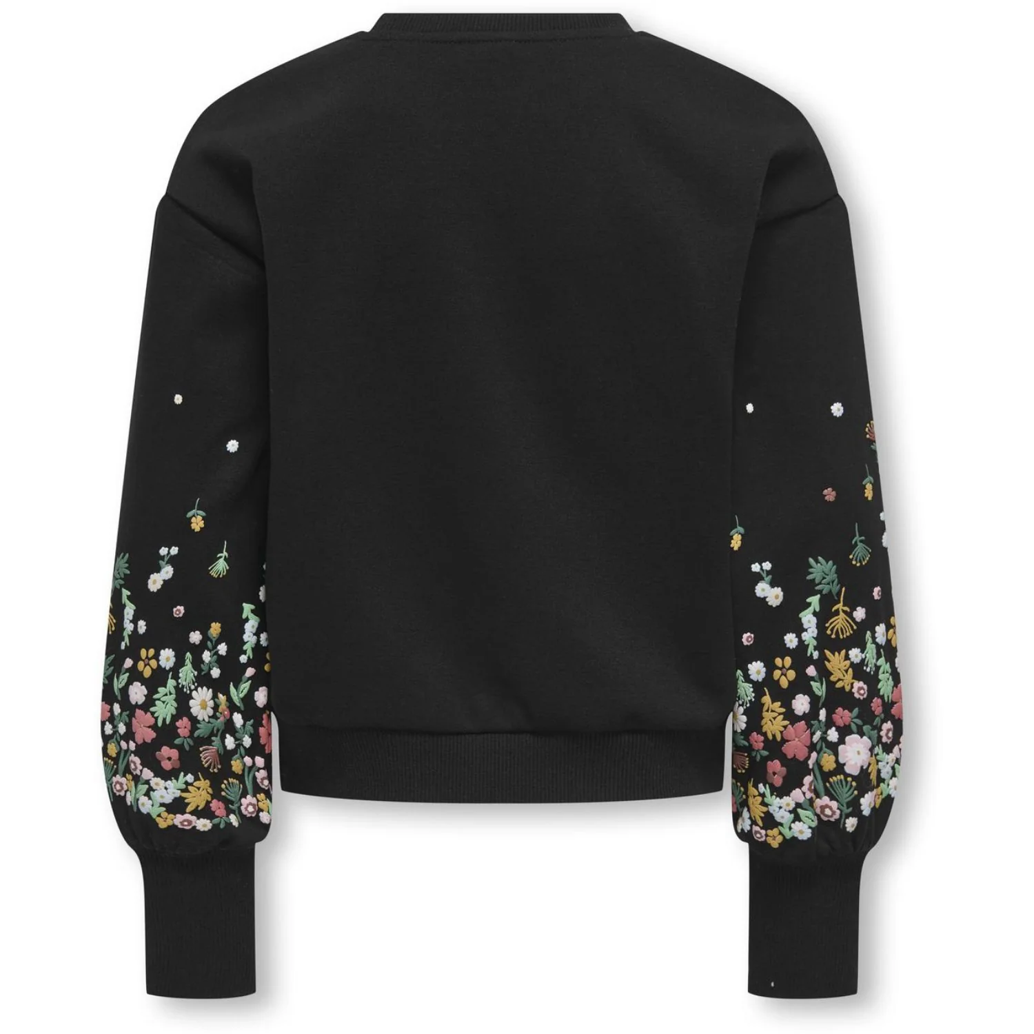kids ONLY Black Sleeve Flower Kogbrooke L/S O-Neck Flower Swt Noos - Image 6