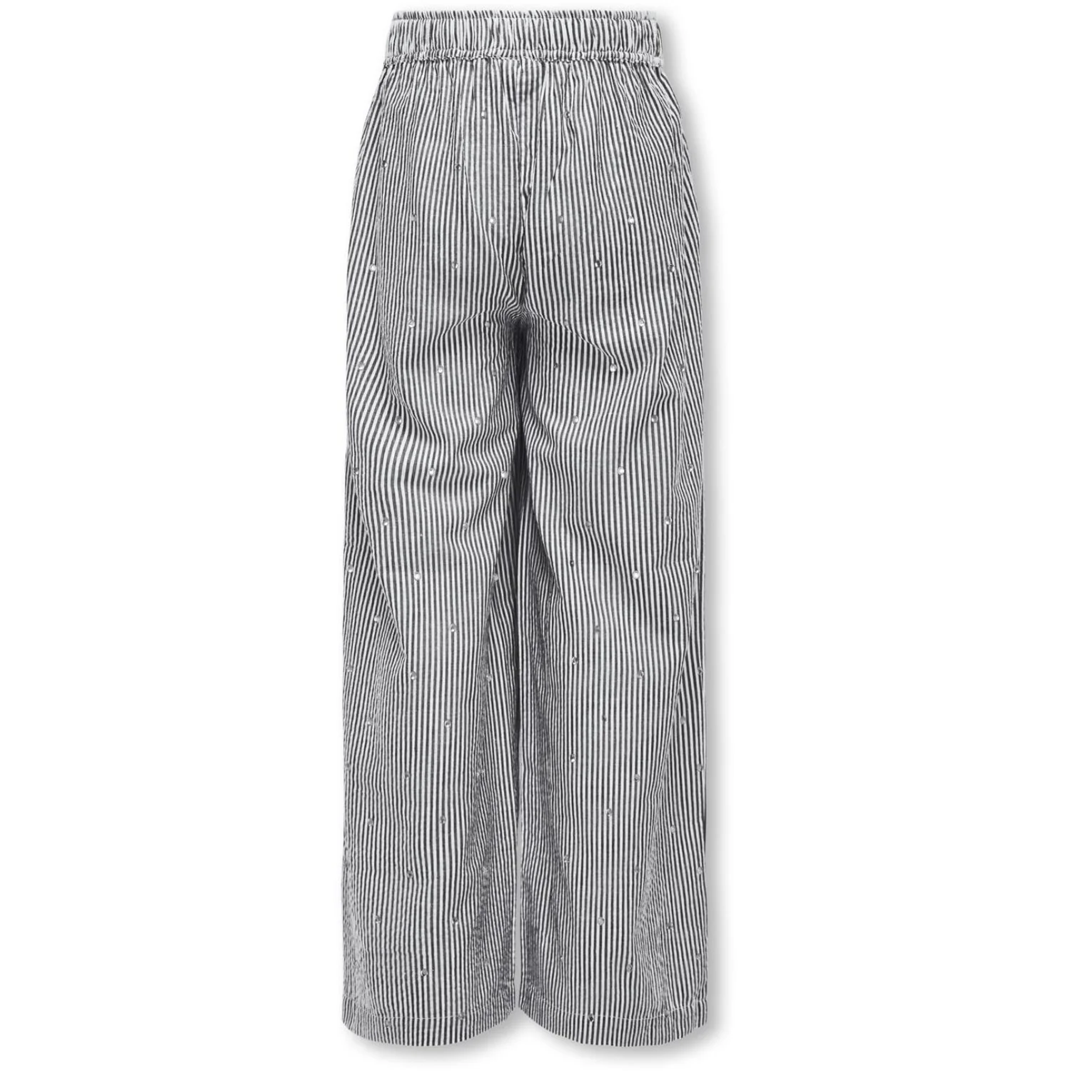 kids ONLY Bright White Naval Academy Kogsiv-Smilla Life Ls Rhinest. Pants Cp - Image 2