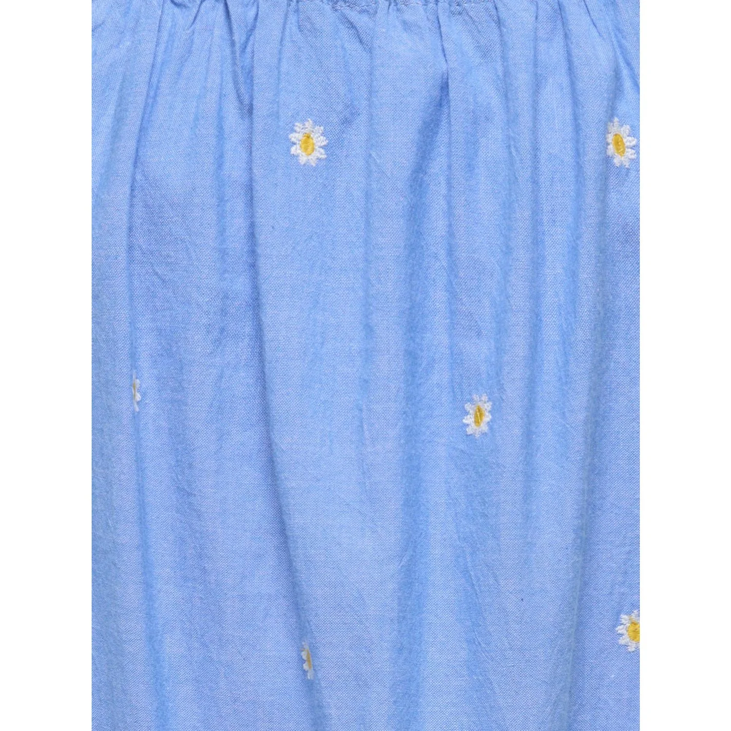 kids ONLY Cashmere Blue Emb Daisy Kogmalou Sl Emb Strap Dress Wvn - Image 3
