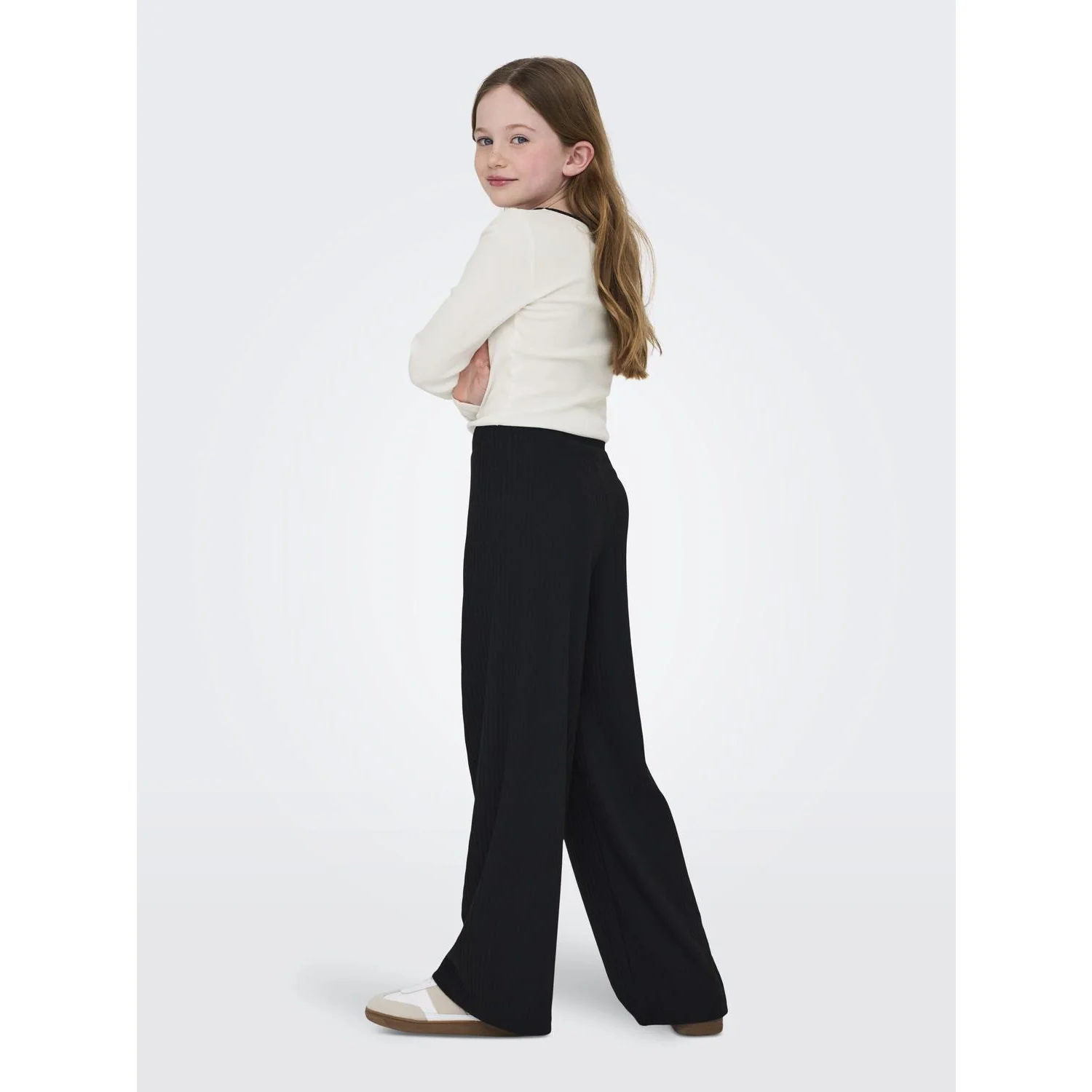 kids ONLY Cloud Dancer Black Bow Kogsofia L/S Bow Top Jrs - Image 5