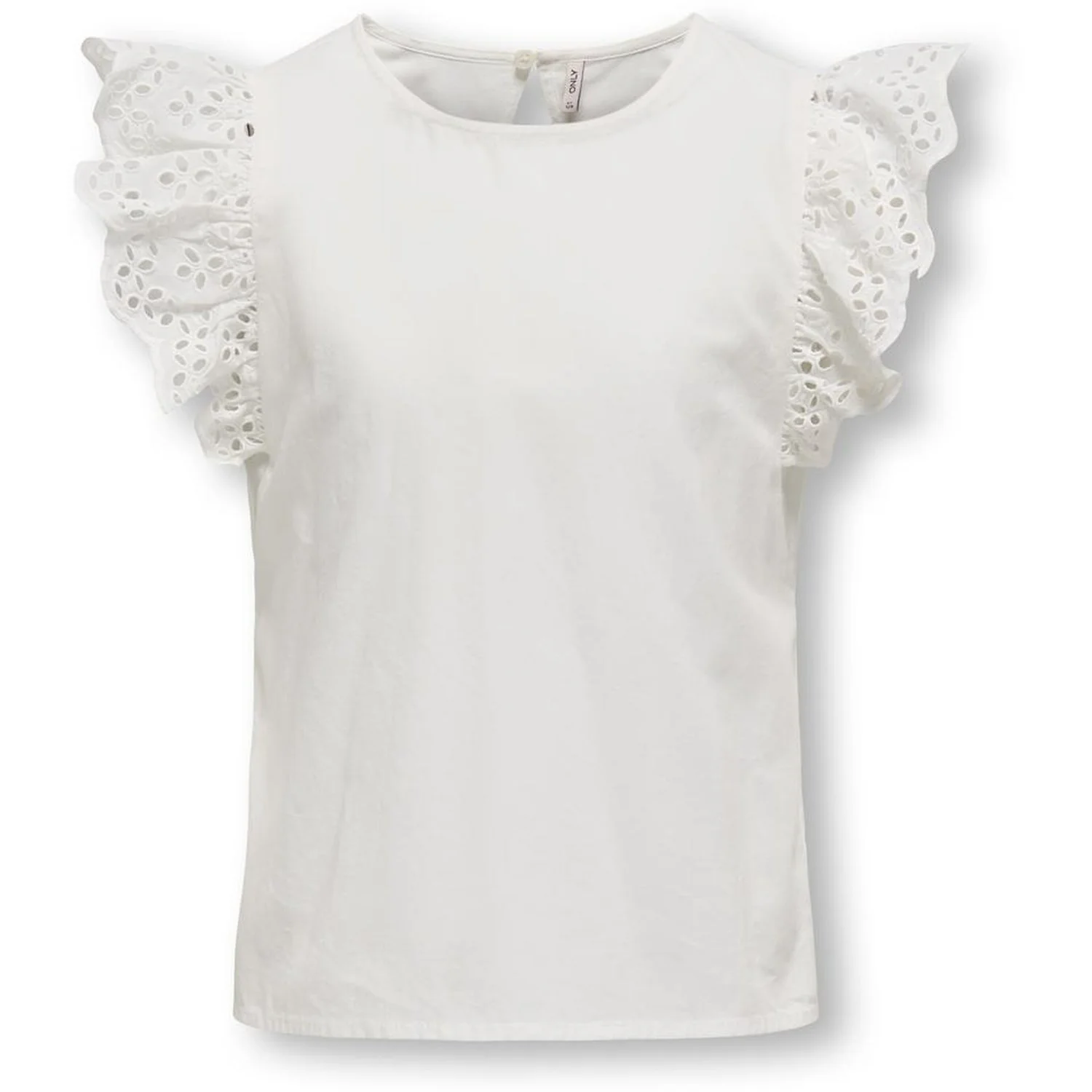kids ONLY Cloud Dancer Koglou Life S/l Emb Top Wvn